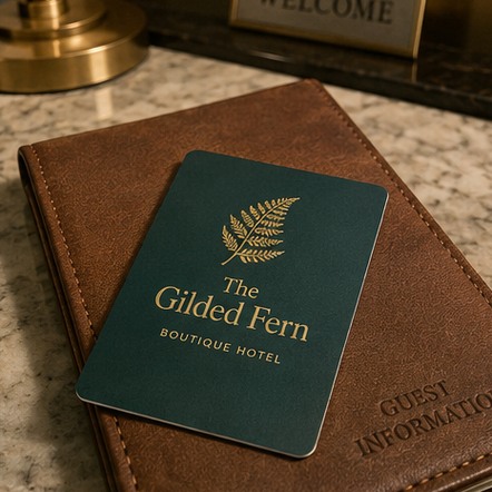 Customized hotel key cards for boutique hotels