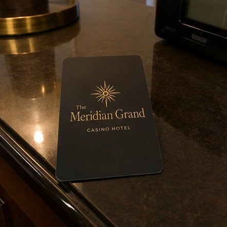 Customized hotel key cards for casinos and gaming resorts