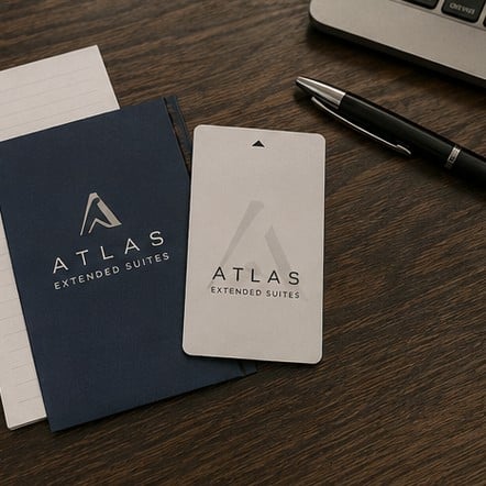 Customized hotel key cards for corporate and extended-stay hotels