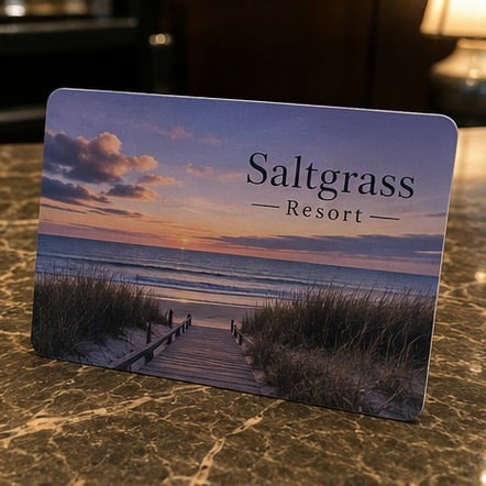 Full-Color Printed Key Card with custom branding