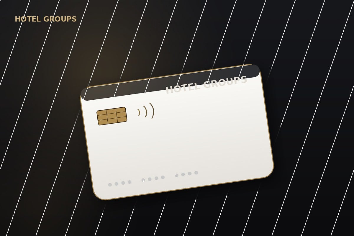 Matching custom hotel key cards across a multi-property hotel group